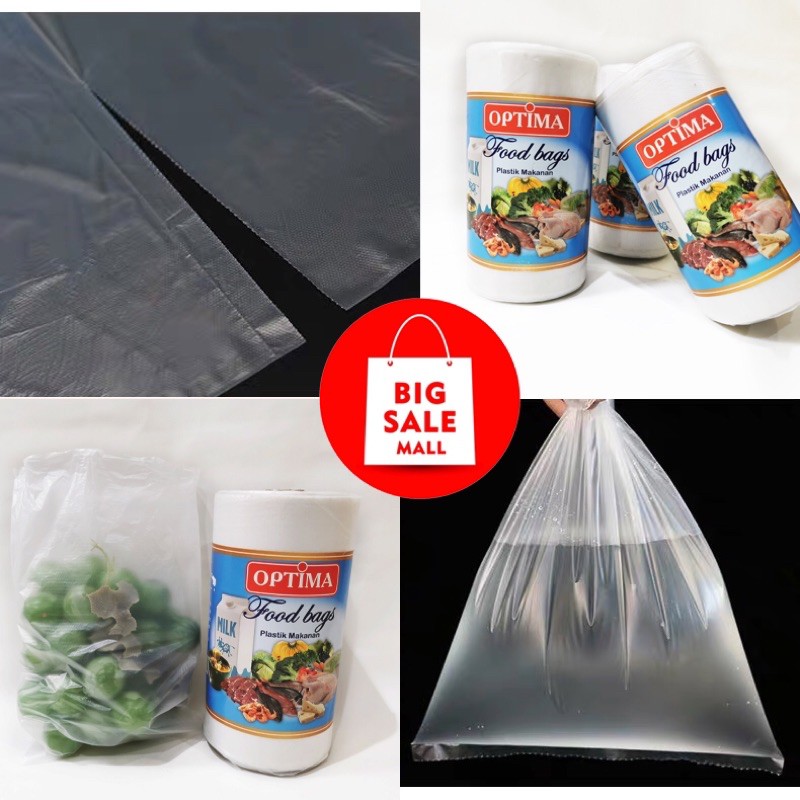 Roll bag Food/Plastik Buah Sayur/fotocopy/Multifungsi Food grade plastik roll