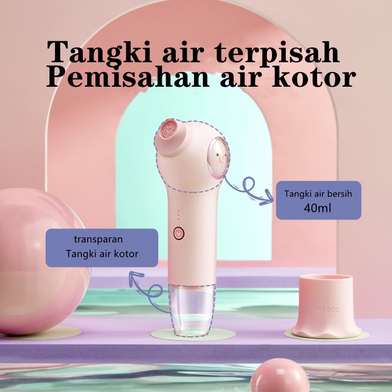 InFace Aqua Peel Facial Skin Scrubber Facial Cleaner Machine Blackhead Remover Face Cleansing Brush Cleaner Facial Massager Skin Care