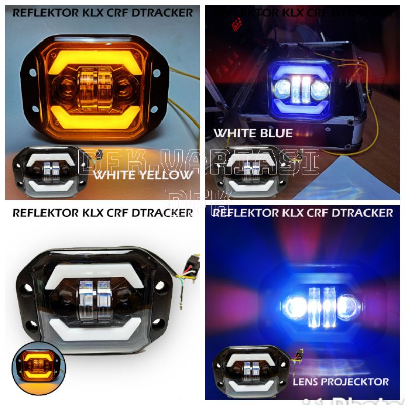 Lampu Tembak Daymaker G40T LED Lampu Reflektor Lensa Projecktor KLX KTM CRF DT 150 DTRACKER