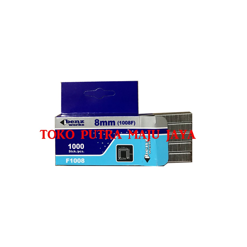 

Anak Hekter / Isi Staples Gun / Anak Staples 8mm x 1000pcs Benz
