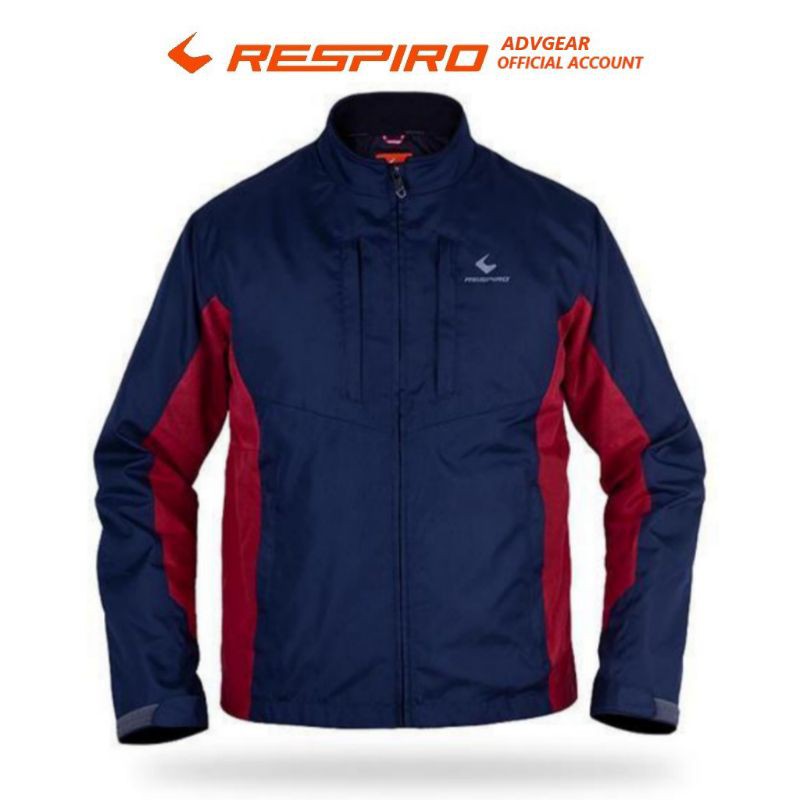 JAKET MOTOR HARIAN ANTI GERAH RESPIRO EFLO R1 PRIA WANITA  FITUR SIRKULASI UDARA AIR FLOW SYSTEM