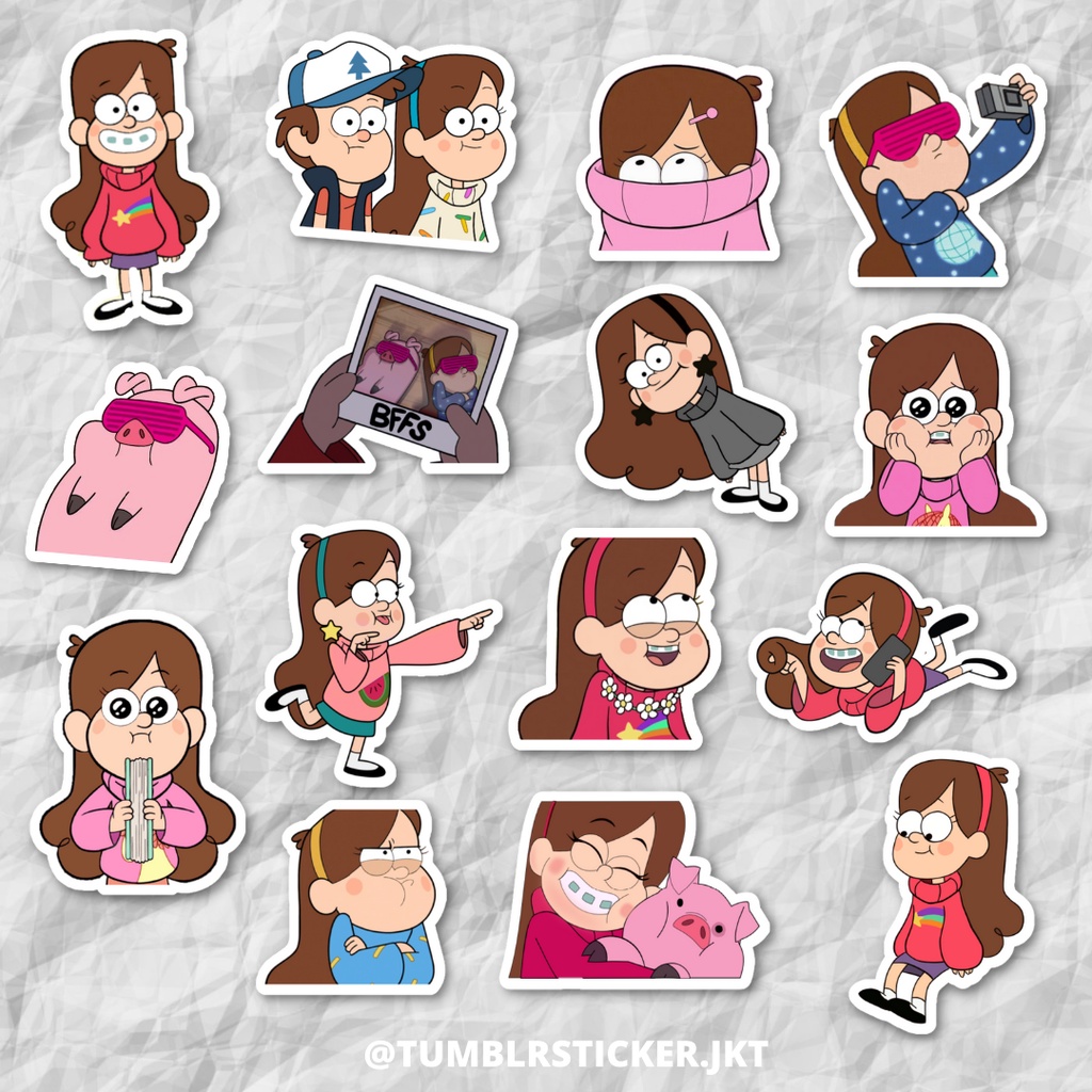 

STICKER AESTHETIC MABEL CARTOON PACK | STICKER TUMBLR LAPTOP | STICKER AESTHETIC HP JURNAL | STICKER CASE HP