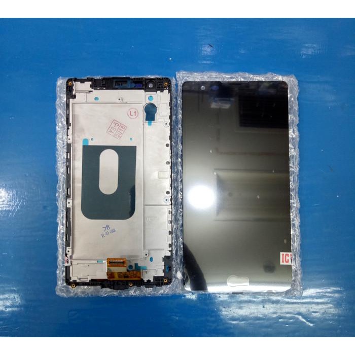 LCD + TOUCHSCREEN + FRAME LG K220 / X POWER ORIGINAL