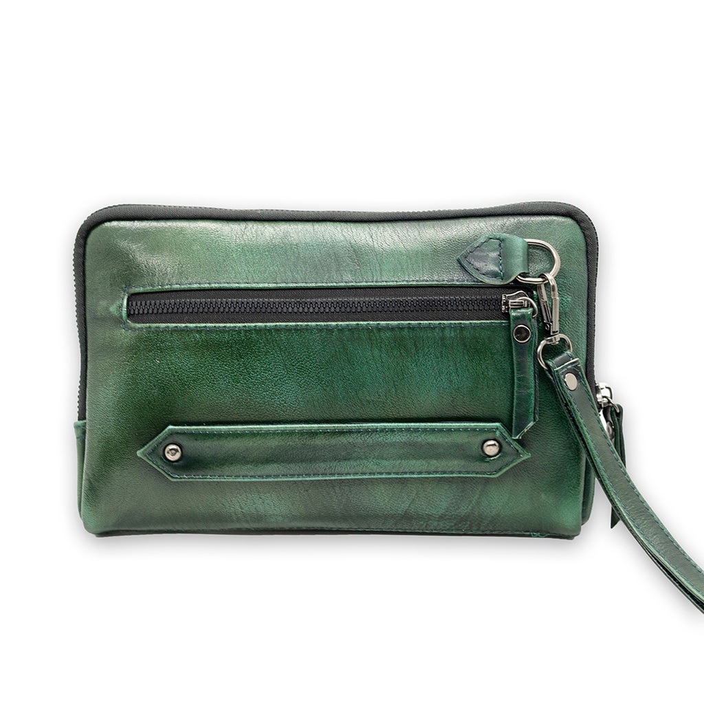 Jayuwan CSB Clutch Tas Tangan Pria Kulit Sapi Asli Brushoff