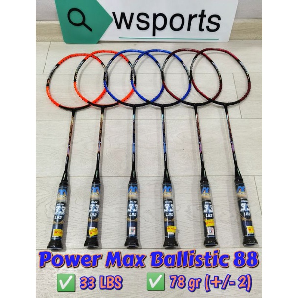 Raket Badminton Power Max Ballistic 88 Original