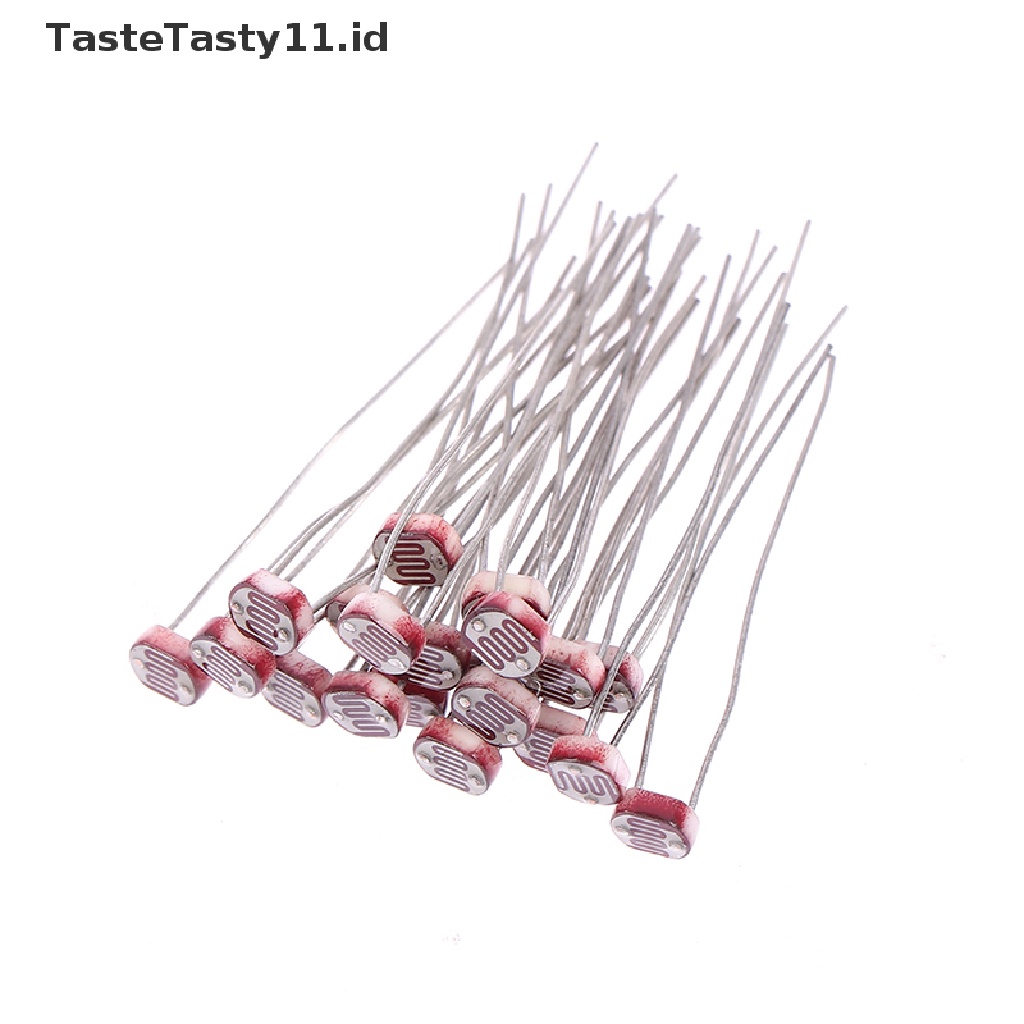 20 Pcs Photoresistor GL5506 GL5516 GL5528 GL5537 LDR Sensor Deteksi Cahaya