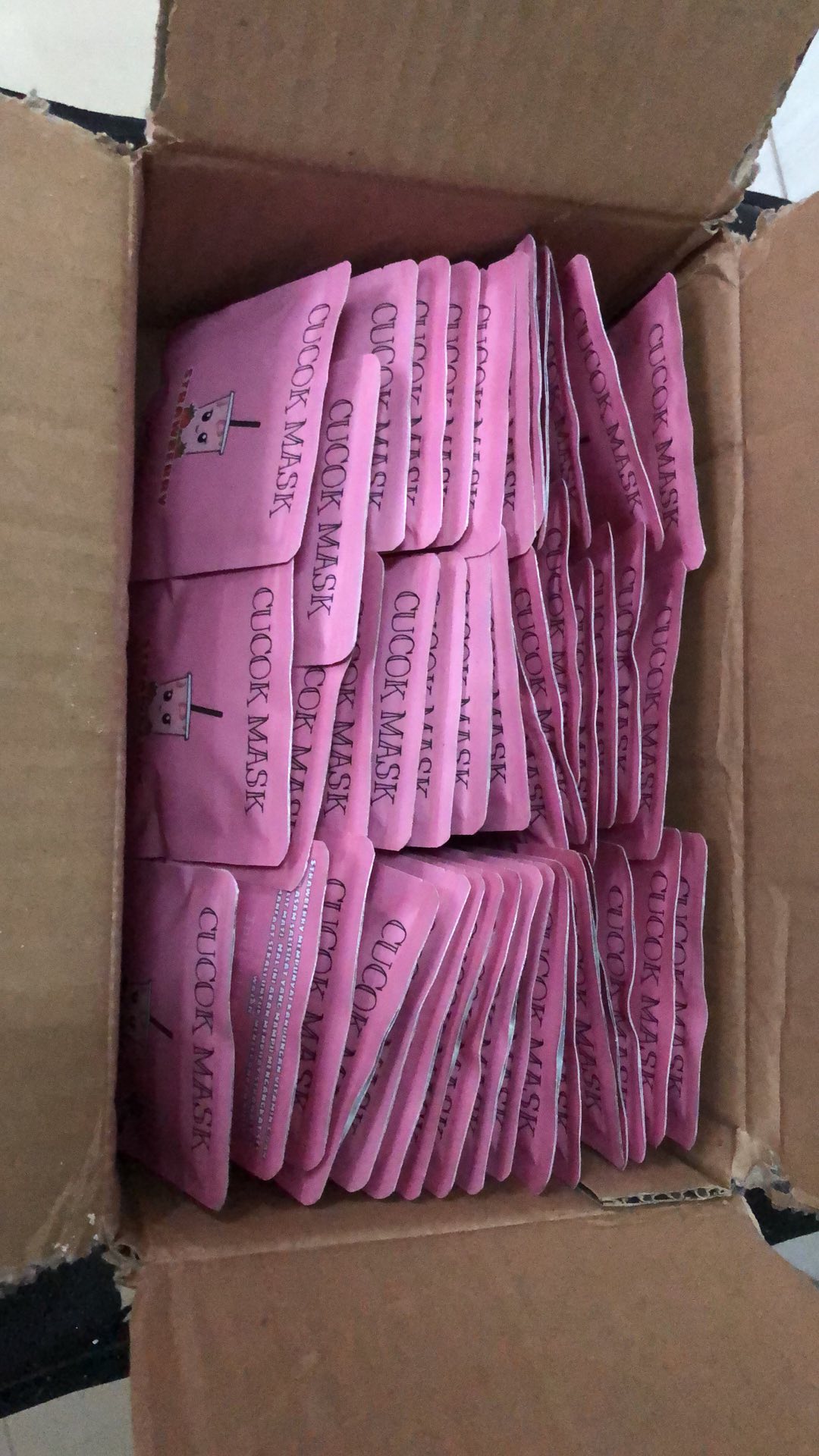 Sachet Masker Ukuran 8x9cm Full Colour Non Ziplock