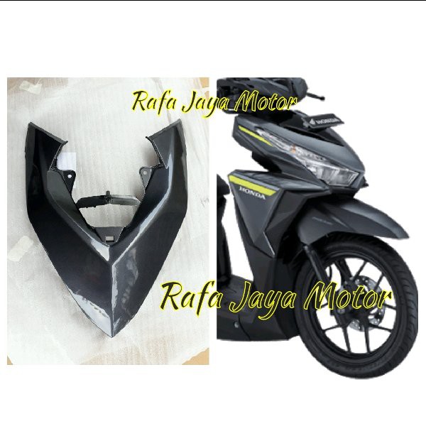 Tameng Dasi Besar Honda Vario 125 - 150 LED Abu Abu Metalik
