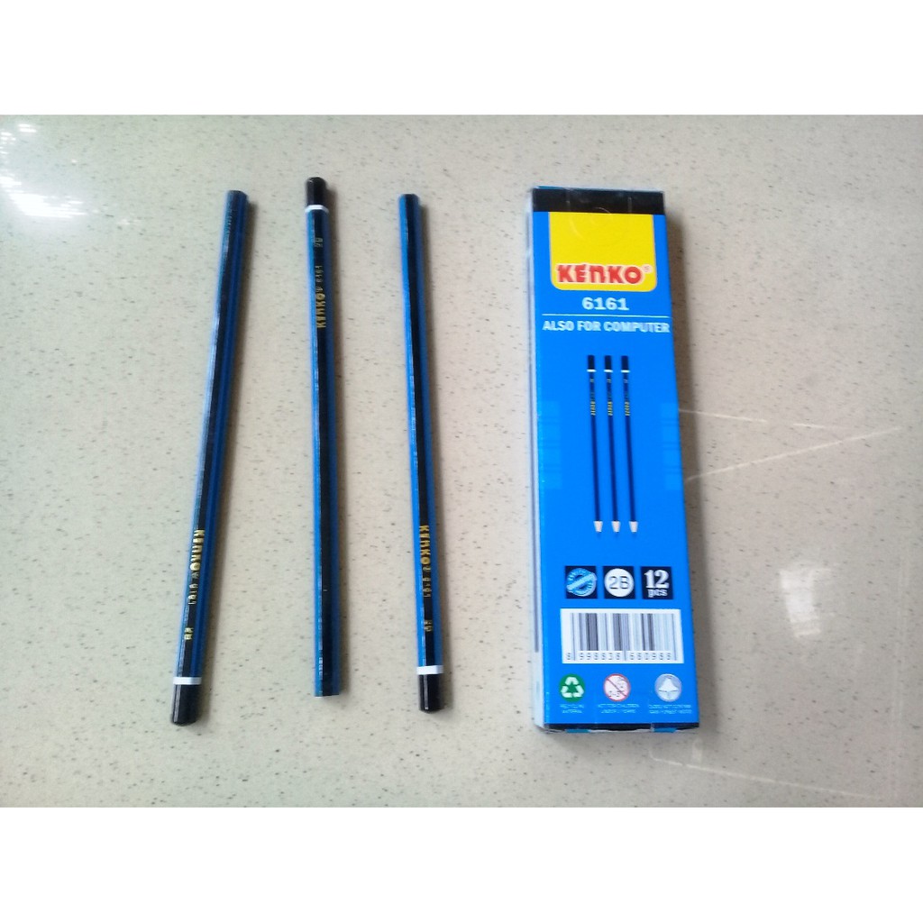 

Pensil 2B Pencil Smooth Non Toxic - Kenko 6161