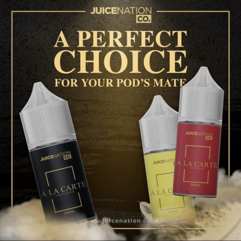 Jual LIQUID SALTNIC A LA CARTE SERIES 30ML 30MG BY JUICENATION Shopee