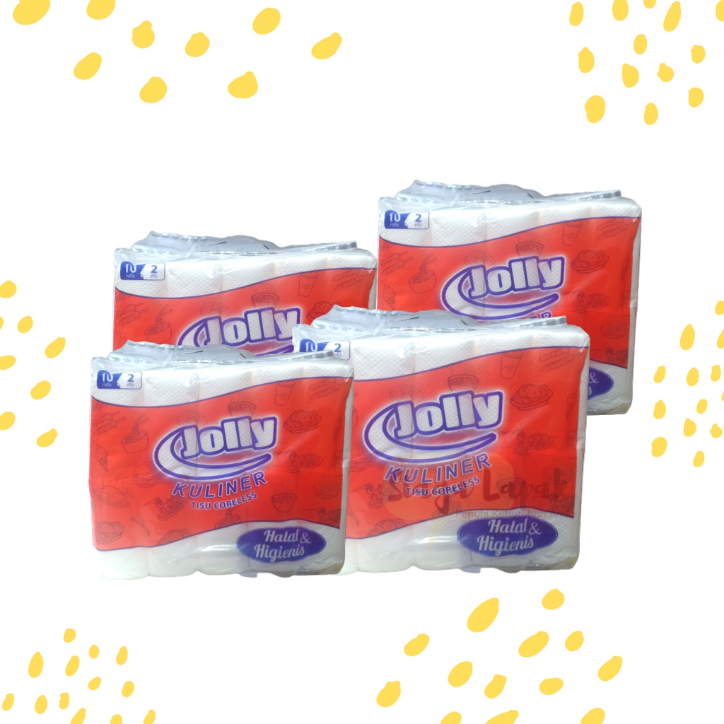 Tisu Jolly Kuliner Coreless Kuliner isi 10 Roll 2 ply