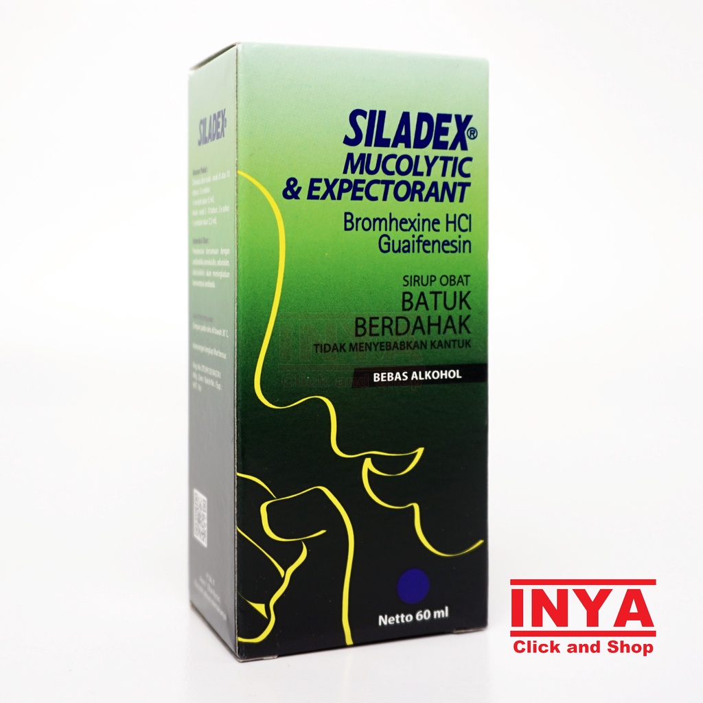 SILADEX COUGH &amp; COLD, ANTITUSSIVE, ECXPECTORANT 60ml - Obat Batuk