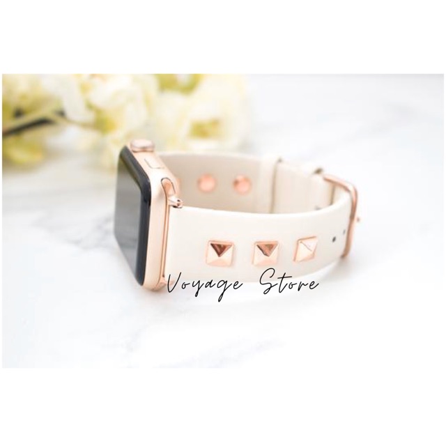 [BIG SALE] Strap Stud studded VLTN fashion wanita tali jam apple watch iwatch 2 3 4 5 6 7 series iwo 41mm 45mm 42mm