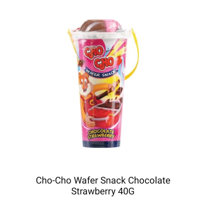 

cho-cho wafer Snack chocolate strawberry 40gr