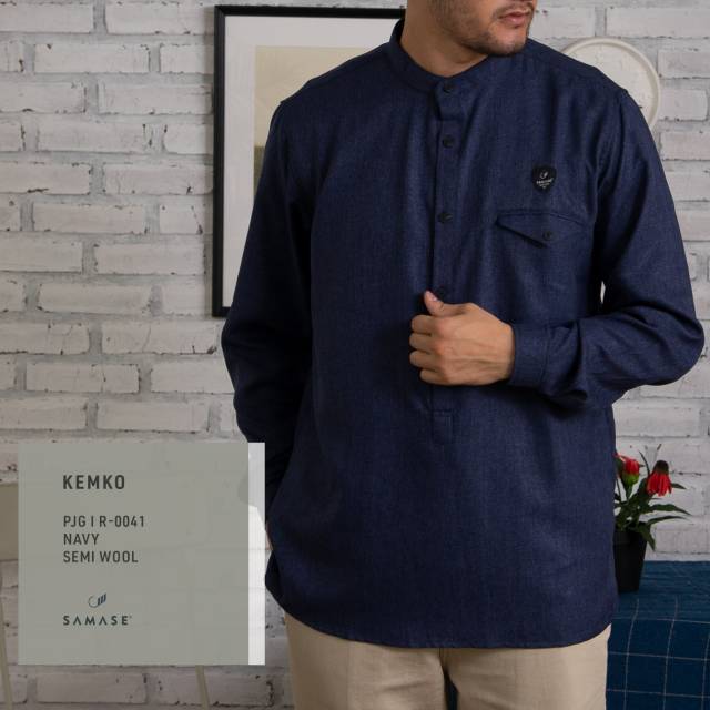 Kemko SAMASE | Kemeja Panjang | Koko Polos