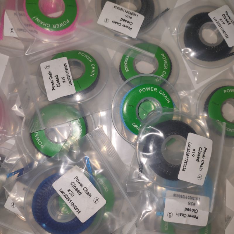 Karet power chain per roll