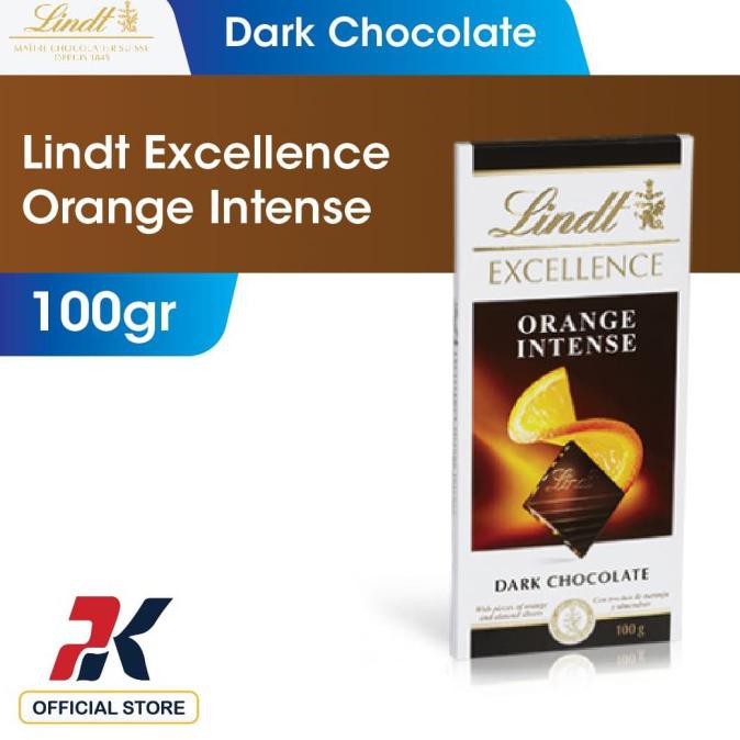 

CLEARANCE SALE Lindt Excellence Orange Intense Dark Chocolate 100gr DISKON Kode 926