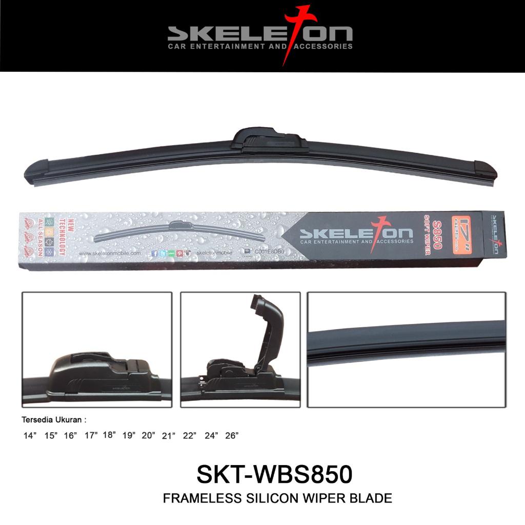 Skeleton Wiper 14&quot; 15&quot; 16&quot; 17&quot; 18&quot; 19&quot; 20&quot; 21&quot; 22&quot; 24&quot; 26&quot; SKT-WBS850