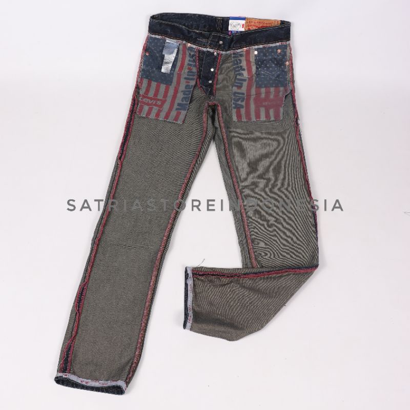 Celana jeans reguler pria