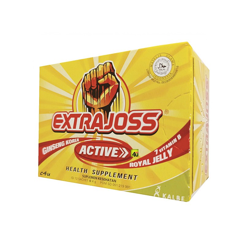 

Extrajoss Box isi 12 Sachet/ Energy Drink