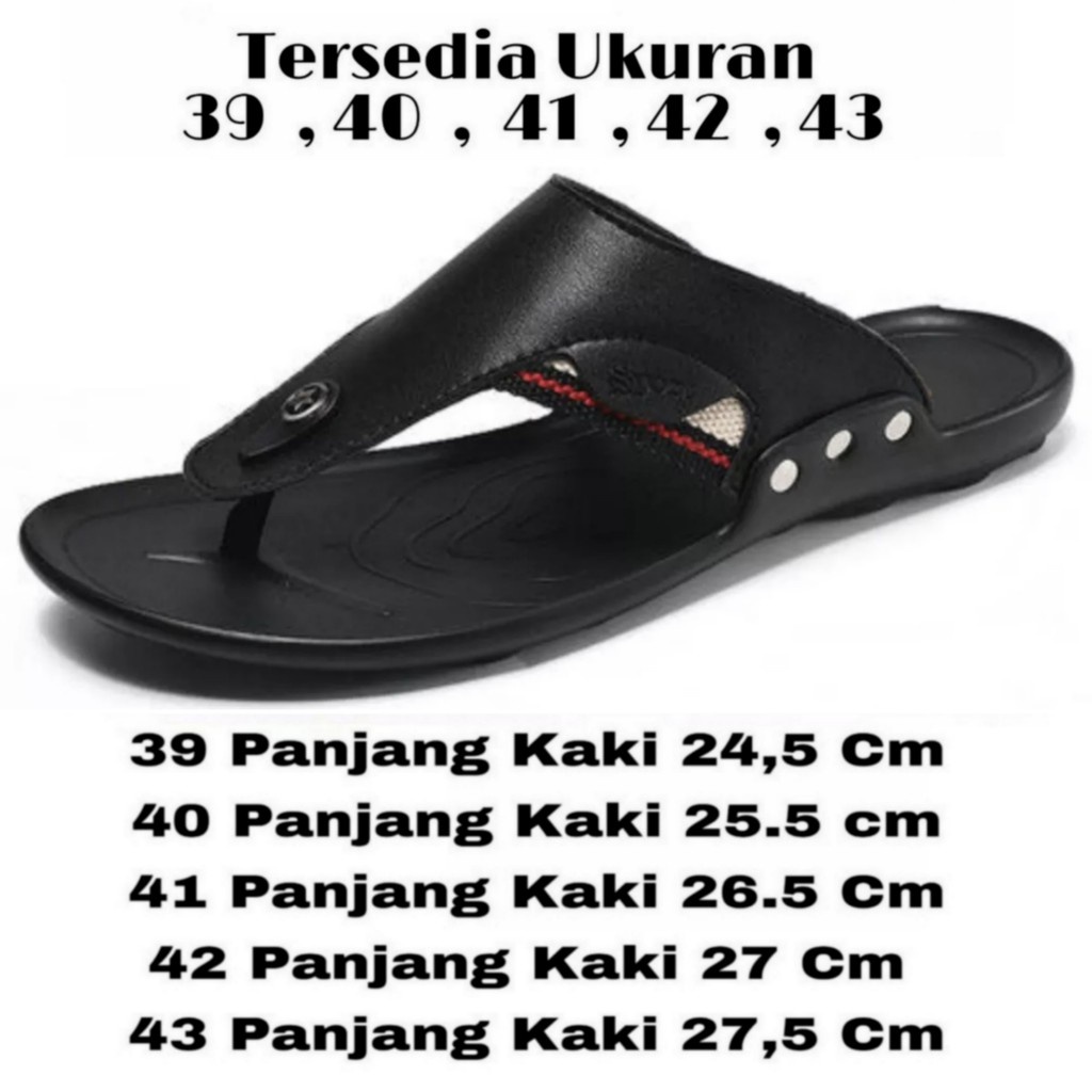 Sandal Kulit Tranding JNC 15 Terbaru import anti air