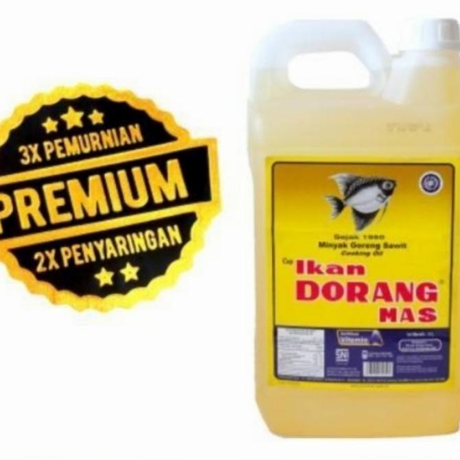 

BISA COD Minyak goreng ikan dorang mas 5 Liter MURAH