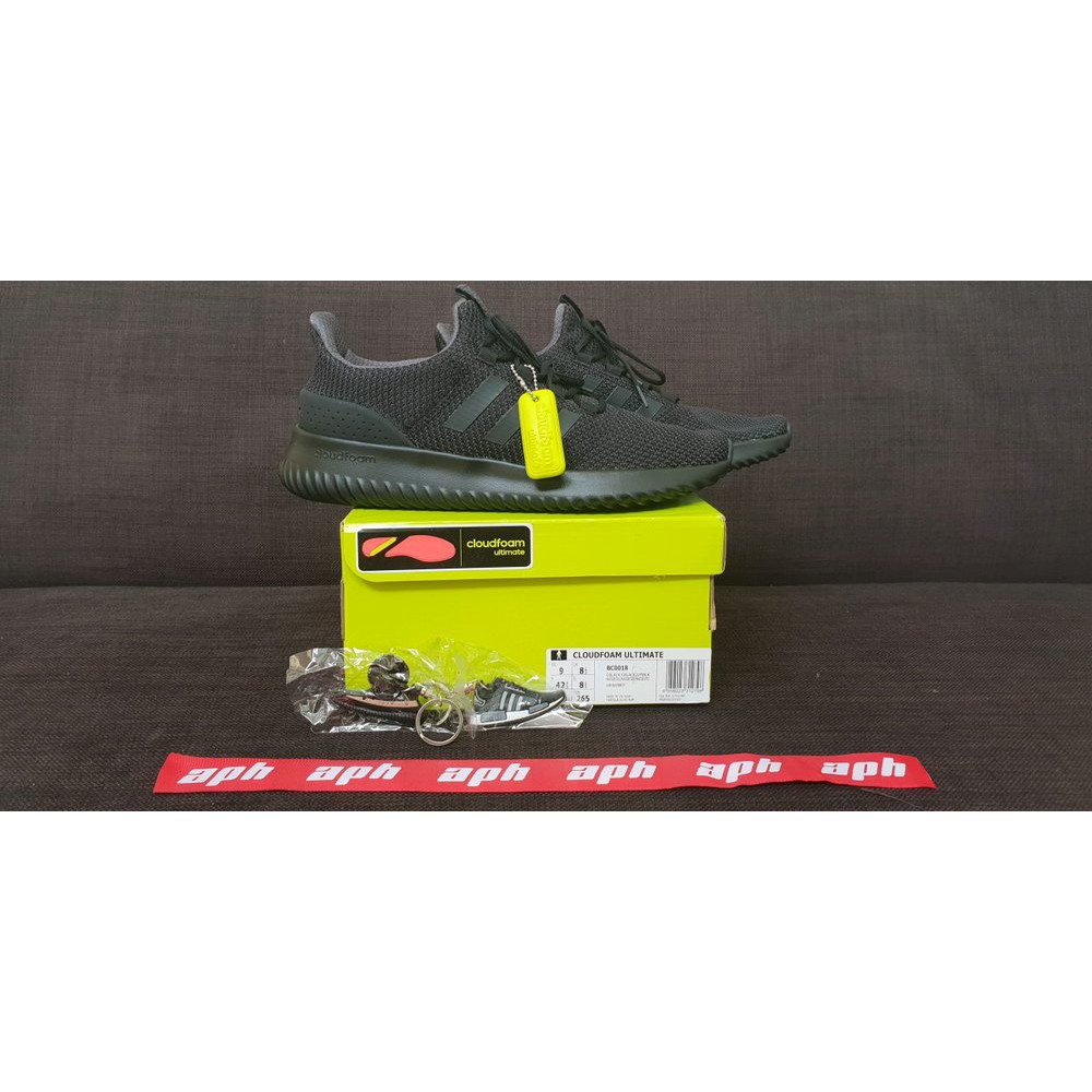 Adidas Cloudfoam Ultimate Triple Black Diskon