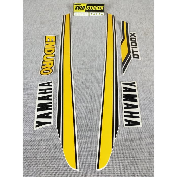STRIPING SOLO (BISA COD) -Striping Motor Standar Yamaha DT100-DT 100 X