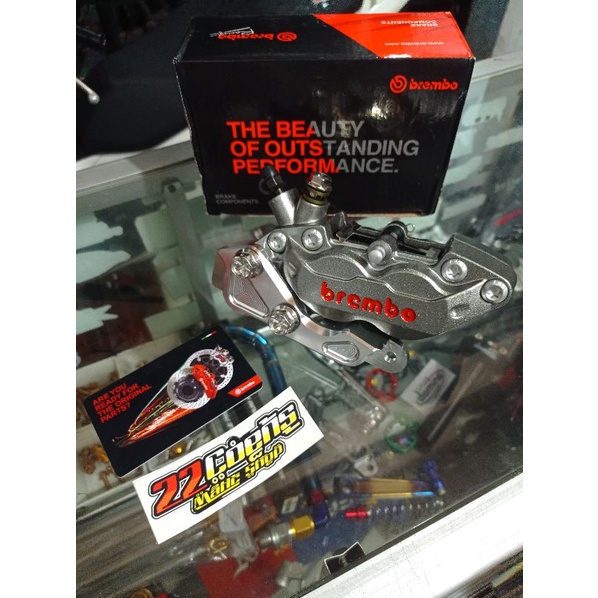Kaliper brembo Big pot 4p kiri Pnp shock standar PCX 150 160