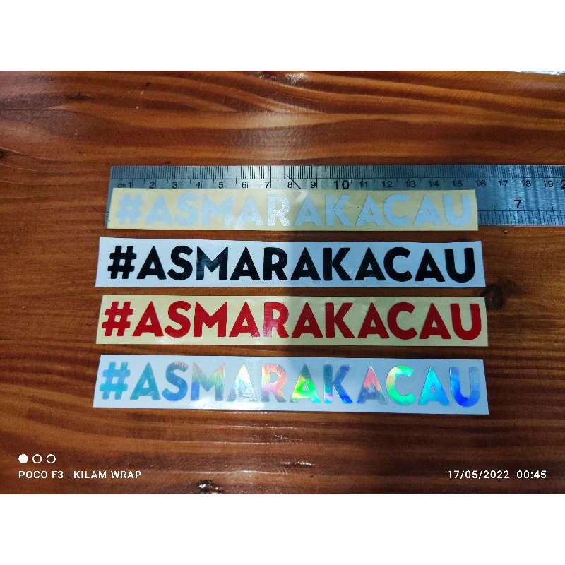 

ASMARA KACAU STIKER CUTTING