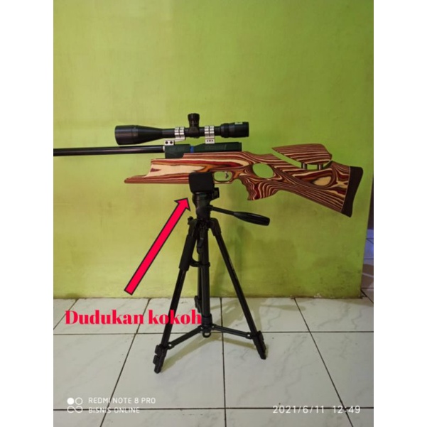 Tripod senapan/Dudukan senapan