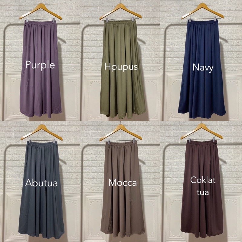 ROK POLOS MAYUNG PREMIUM / BASIC SKIRT / MAY SKIRT ROK MUSLIMAH PANJANG MURAH KERJA NGANTOR KULIAH CASUAL OOTD