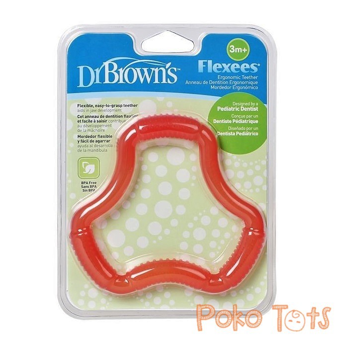 Dr Browns Flexees Ergonomic Teether Gigitan Bayi Dr. Brown's