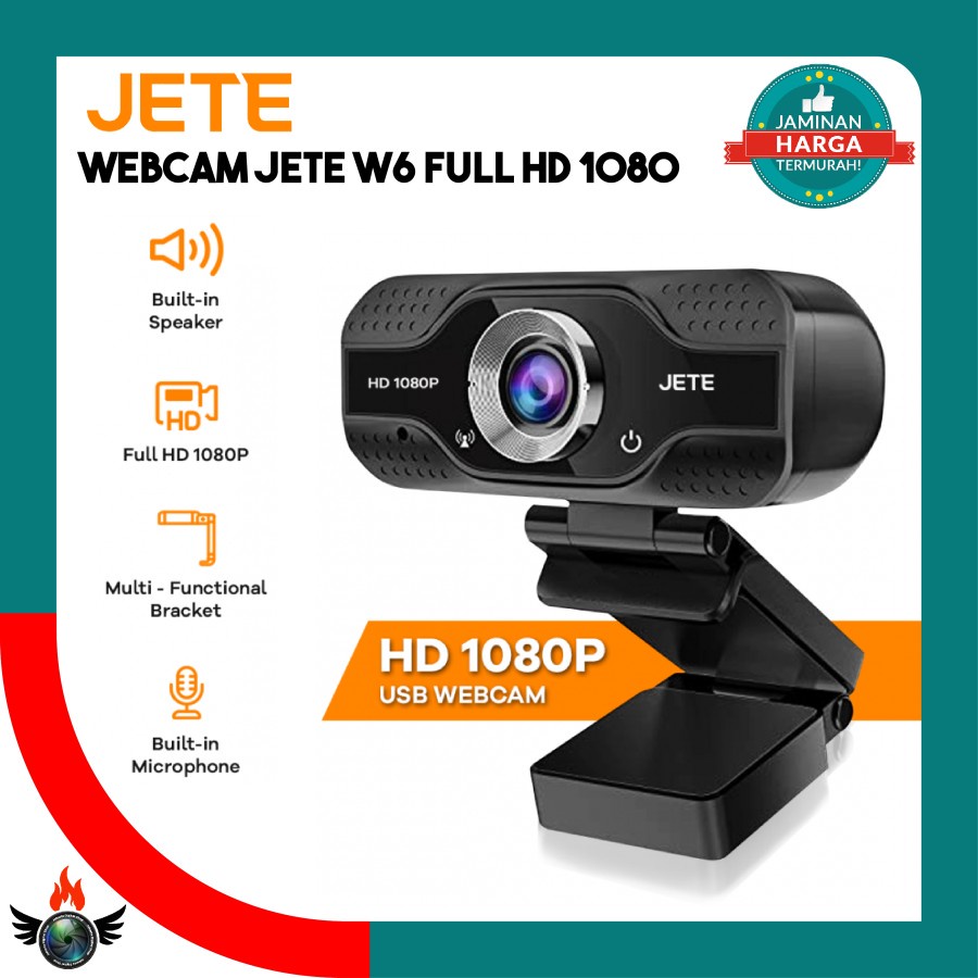 Webcam Jete W6 Full HD 1080