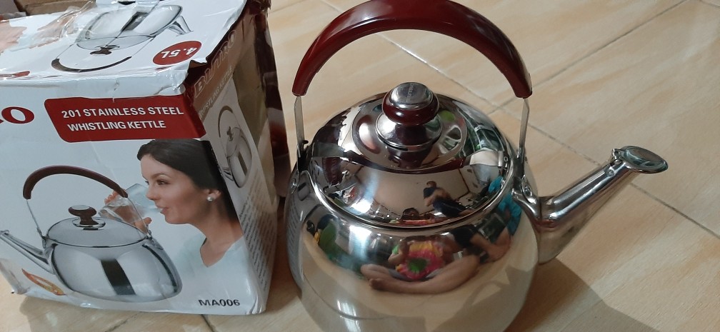 Teko Air Bisa Bunyi Stainless Steel Bahan Tebal/ Bistro Kettle Ma002