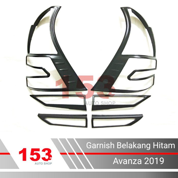 Garnish Belakang Avanza 2019 / Xenia 2019 Hitam