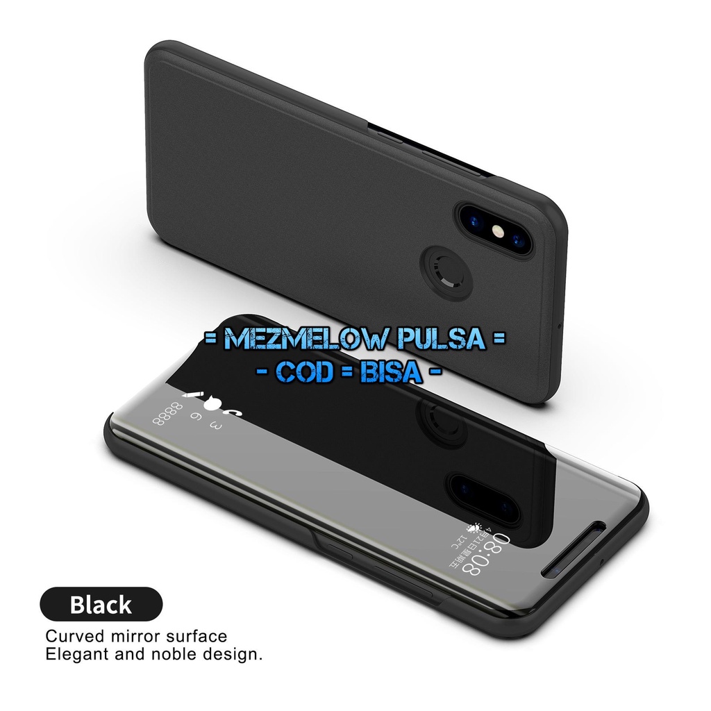 Hard Case Smart Mirror Flip Case Clear View Cover Case XIAOMI POCO X3 NFC / POCO X3 PRO - Gambar 3