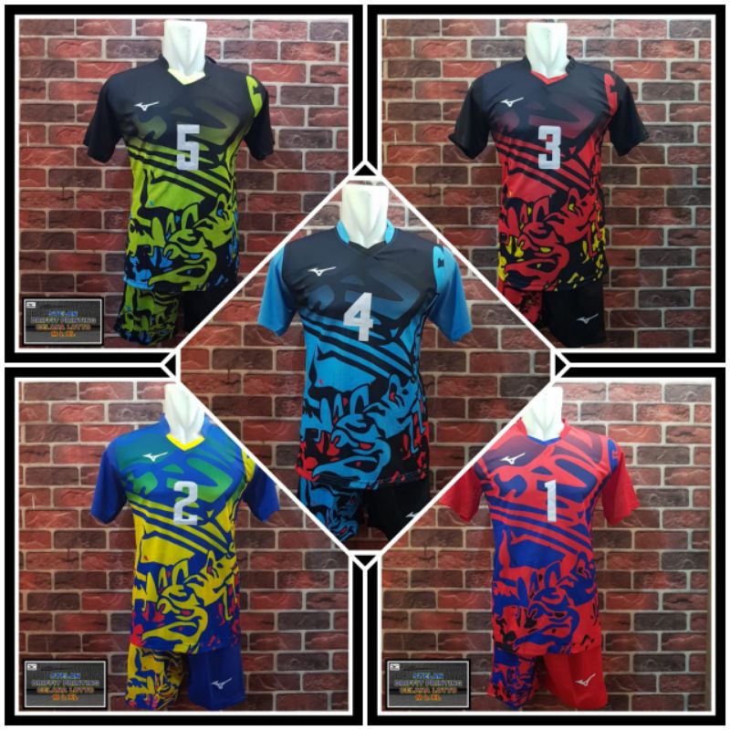 Kaos Voli Mizuno Lusinan Shopee Indonesia