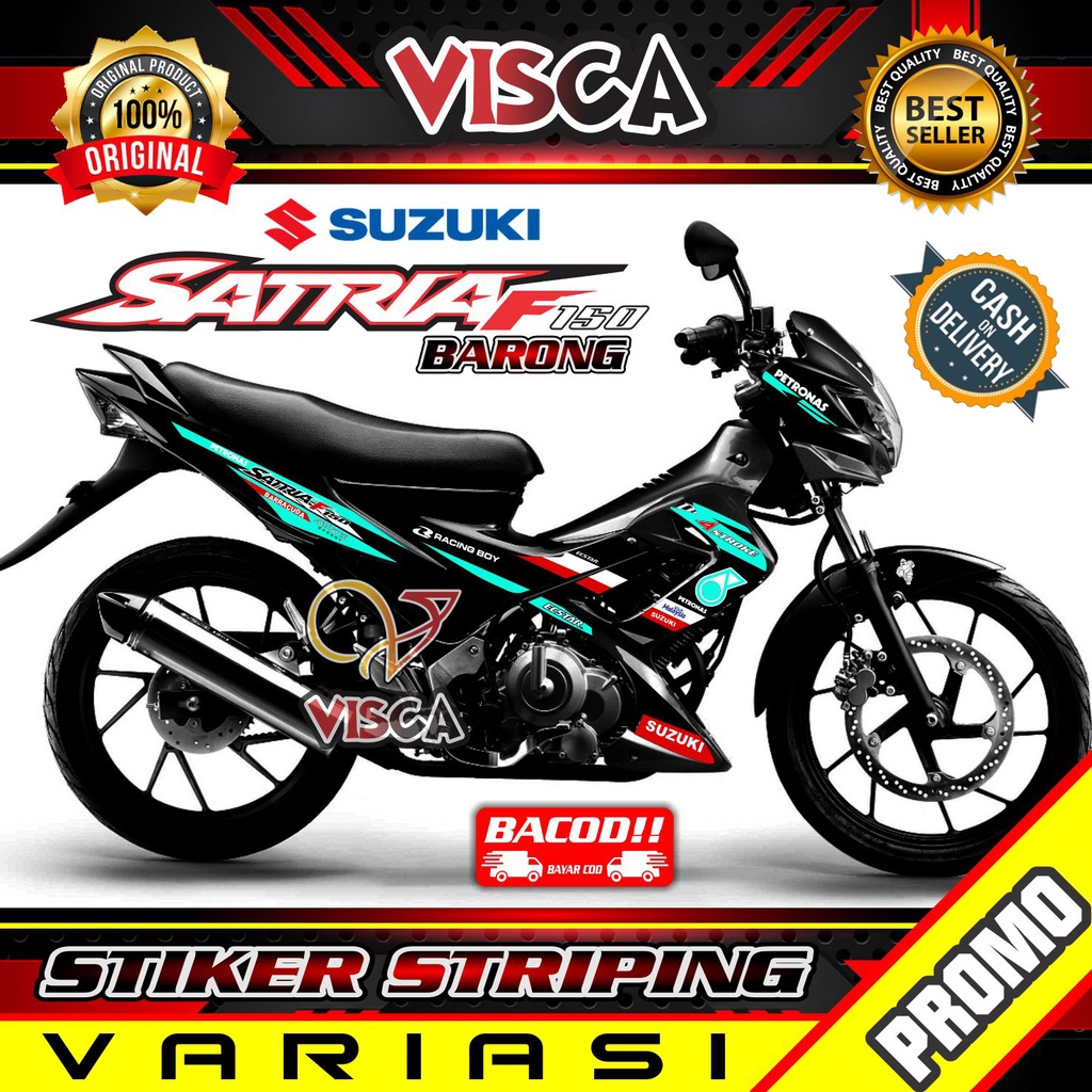 Striping Satria Fu Barong - Stiker Sticker Striping Variasi Suzuki Satria Fu Barong - Striping Holog