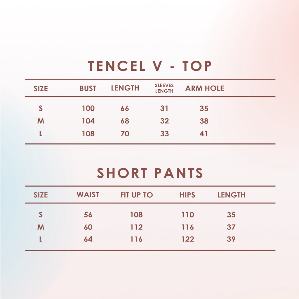 Cielyn - Yun Hee TENCEL™ Modal V Neck Piyama Wanita Dewasa