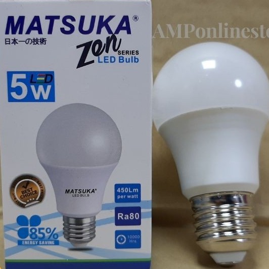 Lampu Led Matsuka ZEN 3 5 10 12 Watt Super Terang Bergaransi