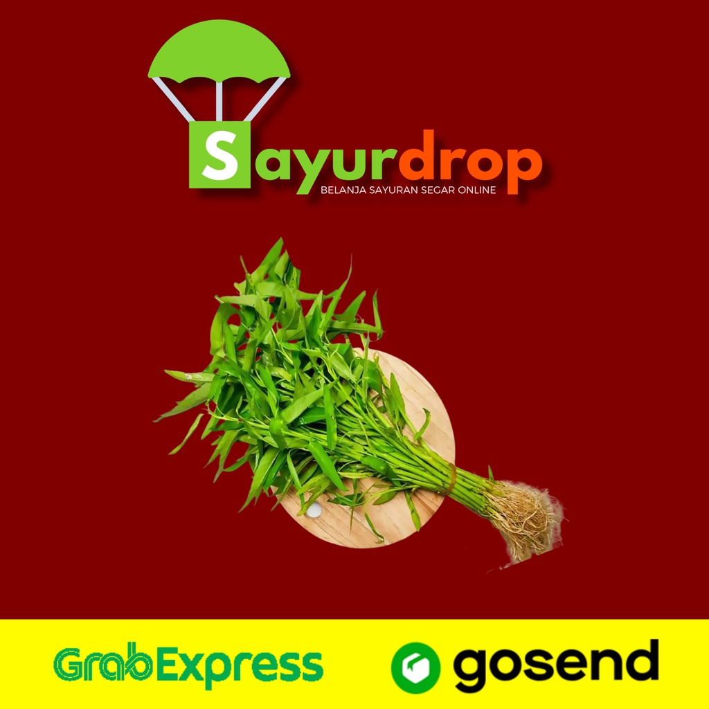 

Kangkung AKAR 150 Gram - Segar Higienis Murah Cepat - Instant/Same Day Delivery (Sayurdrop)