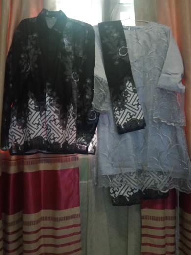 [cod] Wou Batik Couple Danilla Brokat Tille-modern Batik Couple Sarimbit Brokat - Bs031