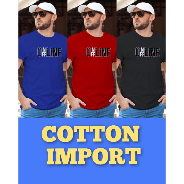 #KAOS IMPORT/KAOS PRIA/KAOS COTTON IMPORT/KAOS OBLONG/KAOS DISTRO/TSHIRT/KAOS MODIS/BAHAN LEMBUT,BAH