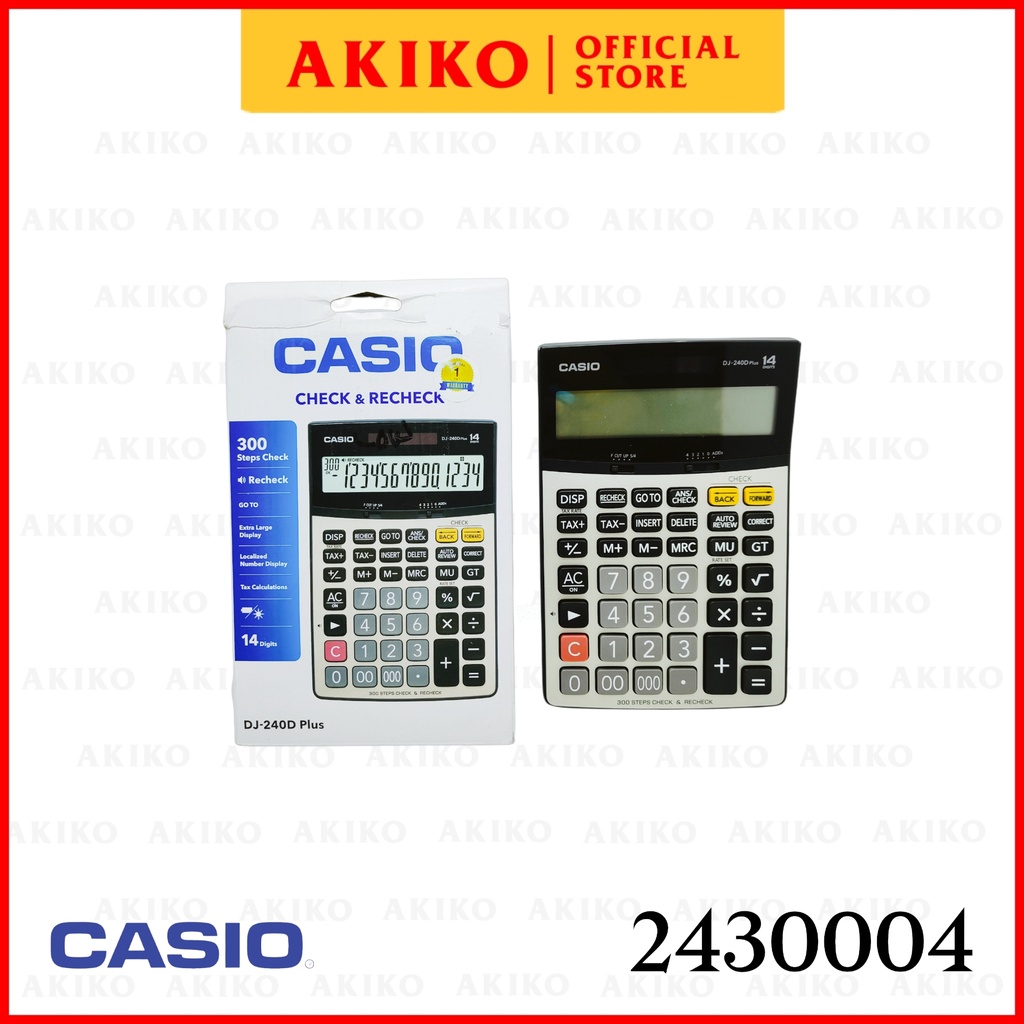 

Casio Partical Calculator DJ 240