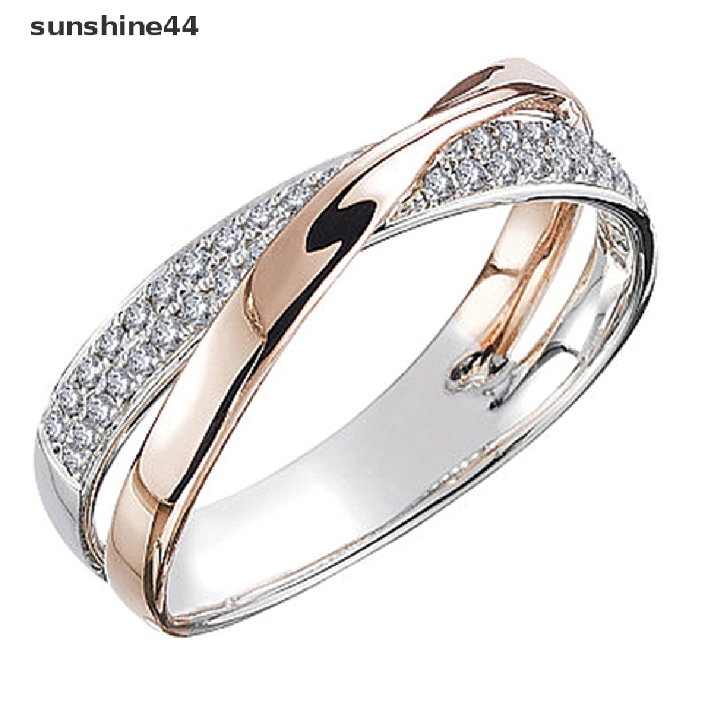 Sunshine Cincin Pelangsing / Pembakar Lemak / Terapi Menurunkan Berat Badan Aksen Berlian Untuk Wanita