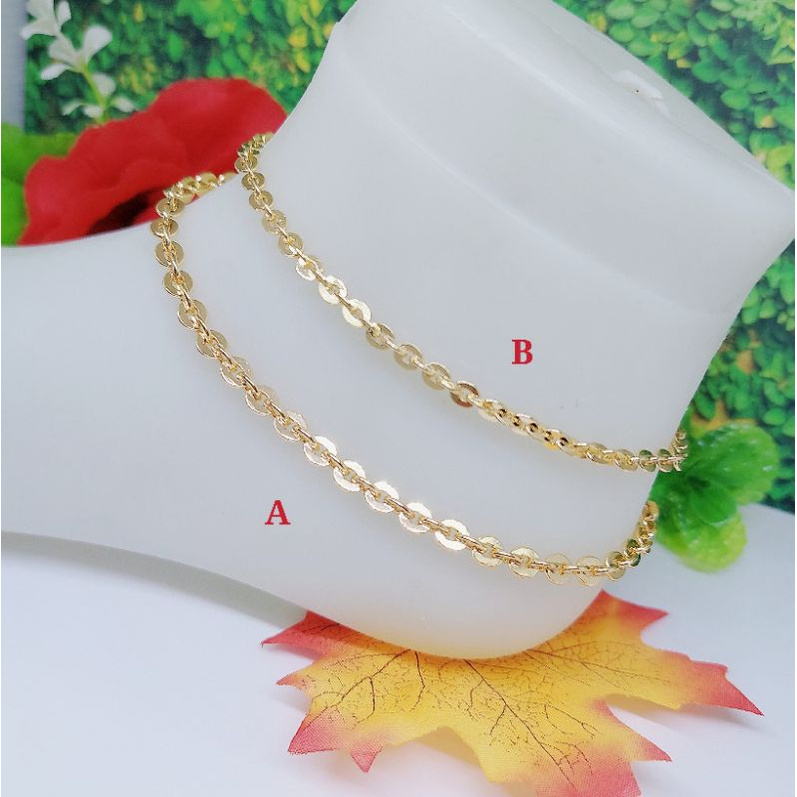 Gelang Kaki &amp; Tangan Xuping Lapis Emas 18k