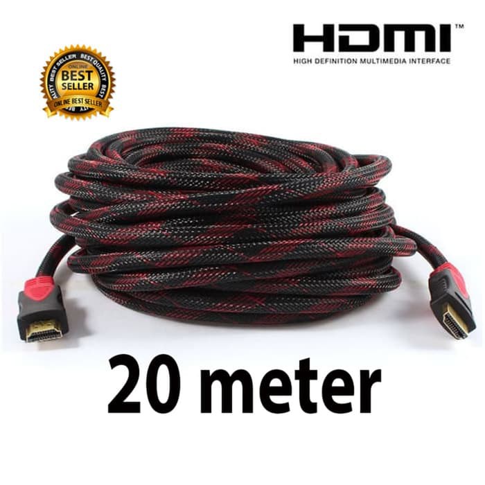 KABEL HDMI 20 METER, KABEL HDMI 20M JARING, KABEL JARING HDMI 20 M