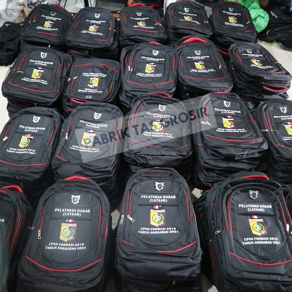 PABRIK TAS GROSIR SEMINAR PROMOSI RANSEL PEMERINTAH DINAS PELATIHAN LATSAR CPNS FORMASI FORMAL MURAH