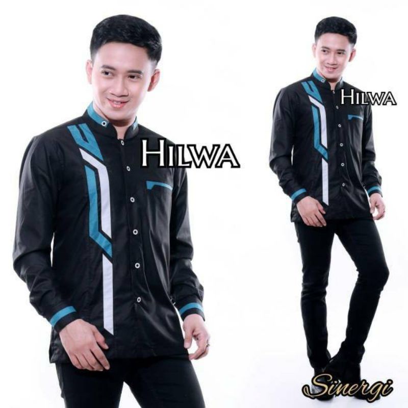 Baju Koko Pria Remaja Dewasa PRODUK ORIGINAL HILWA COLLECTION / Pakaian Muslim Pria Remaja Dewasa Mo
